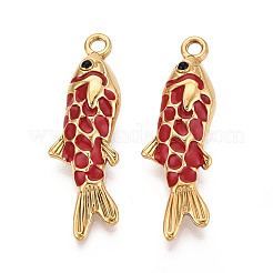 Подвески из нержавеющей стали 304 с эмалью&nbsp;STAS-N124-27G