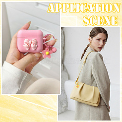 9 шт. 9-х цветные подвесные украшения из смолы-цветка&nbsp;HJEW-SP0001-27