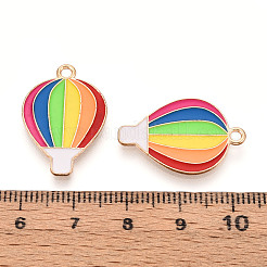 Подвески из сплава с эмалью цвета радуги&nbsp;ENAM-K067-11