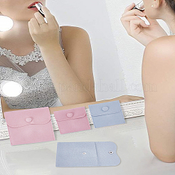 4 шт. 4 стиля квадратных бархатных шкатулок для украшений с кнопкой&nbsp;TP-LP0001-03