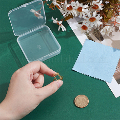 1 шт регулируемый 925-х серебряный прямоугольный компонент кольца&nbsp;STER-BC0003-67G