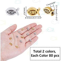 160 шт. 2 цвета бусины из сплава в тибетском стиле&nbsp;FIND-AR0005-44