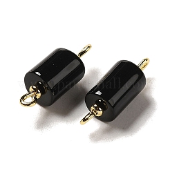 Подвески с разъемами из натурального черного оникса (окрашенные и с подогревом)&nbsp;FIND-C046-17A-01G