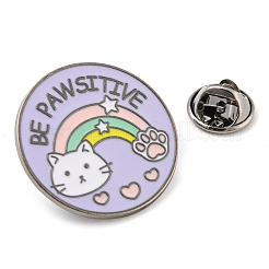 Броши из сплава эмали&nbsp;AJEW-Z023-12B