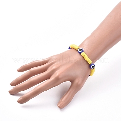 Сглаз стрейч браслеты&nbsp;LS-BJEW-JB05075-02