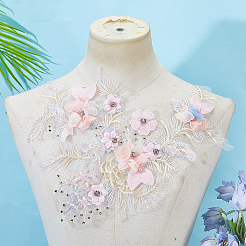 Полиэстер вышивка кружево шитье украшения&nbsp;DIY-WH2031-077A-01