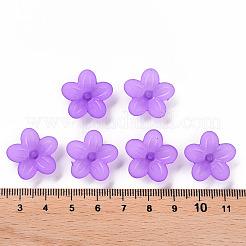 Матовые акриловые колпачки из бисера&nbsp;LS-X-MACR-S371-08A-747