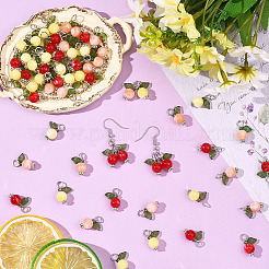 120шт 3 цвета акриловые подвески&nbsp;OACR-SC0002-58