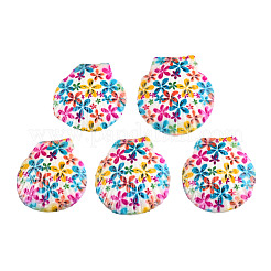 Большие подвески с принтом из натуральных пресноводных ракушек&nbsp;SHEL-N032-235-05