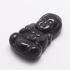 Подвески из натурального льда радуги обсидиана&nbsp;G-A169-053