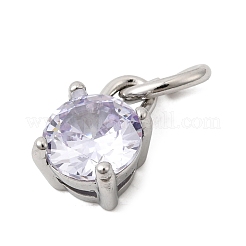 Подвески из нержавеющей стали Birthdaystone с тематикой июня 304&nbsp;STAS-B128-60P-06