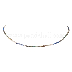 Ожерелье из круглых граненых бусин диаметром 2 мм&nbsp;NJEW-JN05865-03