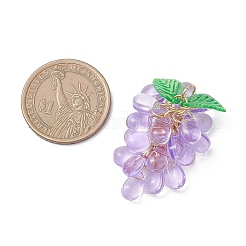 Прозрачные стеклянные подвески&nbsp;PALLOY-JF04758-02