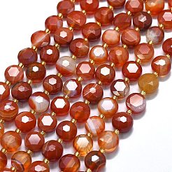 Натуральный красный агат бисер нитей&nbsp;G-C116-A119-01