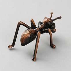 Сплав фигурка муравья дисплей украшения&nbsp;DJEW-WH0015-154C