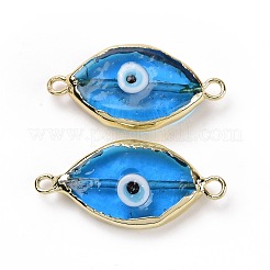 Ручной конский глаз сглаз лэмпворк звенья разъемы&nbsp;LAMP-P057-07G