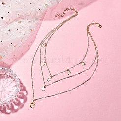 Однослойные латунные ожерелья для женщин&nbsp;NJEW-JN04734-02