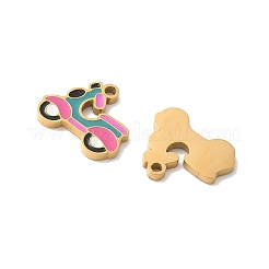 Подвески из нержавеющей стали 304 с эмалью&nbsp;STAS-I351-03G