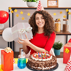 Лента из полиэстера с золотым тиснением&nbsp;OCOR-WH0082-243B