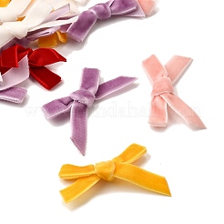 20 шт. 5-х цветный бархатный бант для костюма&nbsp;DIY-FP0001-66