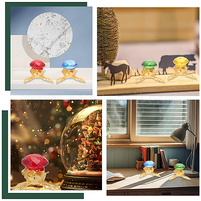 6 шт. держатель для хрустального шара из сплава&nbsp;AJEW-AR0005-40-1