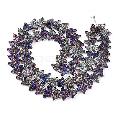 Стеклянные бусины с гальваническим покрытием &nbsp;EGLA-N012-04A-1