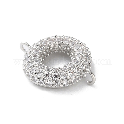 Латунные микро-паве кубические цирконии буквы соединения KK-I717-04O-P-1