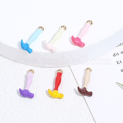 Подвески из эмали и сплава ENAM-P262-03G-M-1