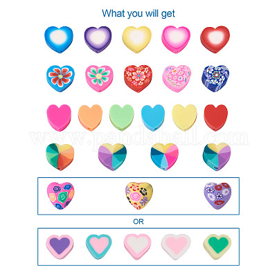 Бусины из полимерной глины &nbsp;CLAY-TA0001-11-1