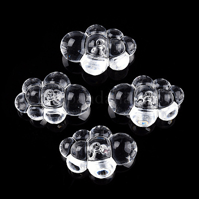 Прозрачные акриловые бусины&nbsp;TACR-T026-01-1