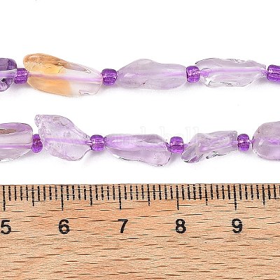 Природные Аметрин бисер нитей&nbsp;G-F821-E01-01-1