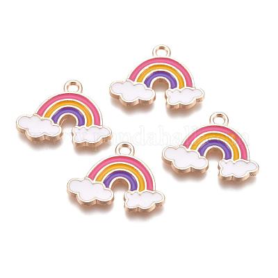 Подвески из эмали и сплава&nbsp;ENAM-O035-14G-B-1