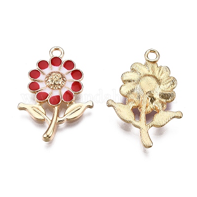 Подвески из эмали и сплава&nbsp;X-ENAM-F143-01-G-1