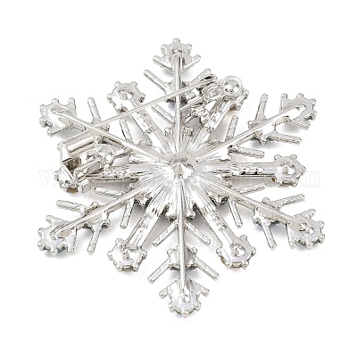 Рождественские булавки со стразами из сплава для рюкзака&nbsp;LS-JEWB-P055-05P-1