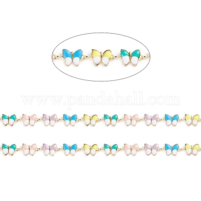 Звенья латунной эмали&nbsp;LS-CHC-E021-09A-1