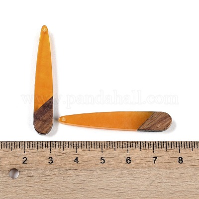 Подвески из смолы и дерева&nbsp;WOOD-F015-01A-1