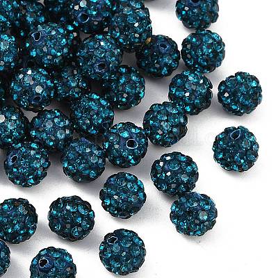 Бусины со стразами&nbsp;RB-H284-6MM-Half-229-1