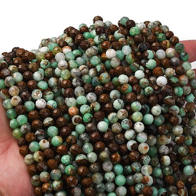 Природные серпантину нитей бисера&nbsp;G-RM250101-D8-6mm-1