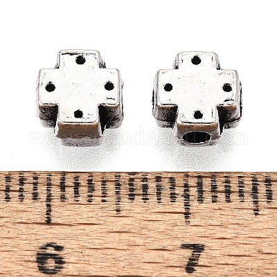 Сплавочные овальные бусины тибетского стиля &nbsp;PALLOY-T093-35AS-1