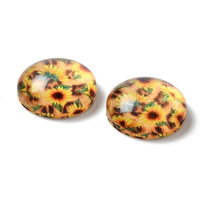 Кабошоны из стекла GLAA-B011-13-1