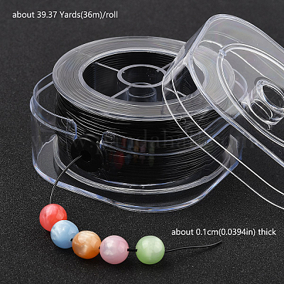 Круглая эластичная кристаллическая нить&nbsp;EW-YW0002-D02-05-1