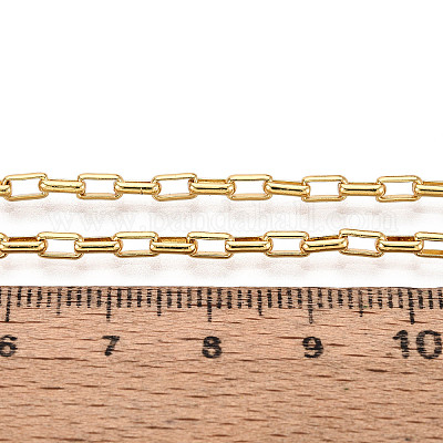 Латунные прямоугольные цепи&nbsp;CHC-T018-49G-1