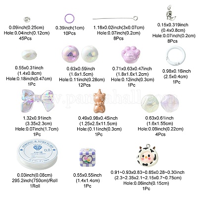 Набор для изготовления цветного брелока Cany своими руками&nbsp;DIY-FS0005-33-1