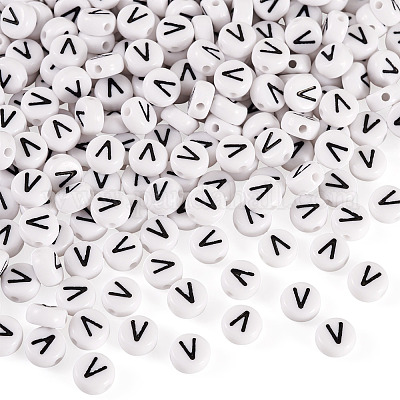 500шт акриловые бусины&nbsp;SACR-TA0001-55V-1