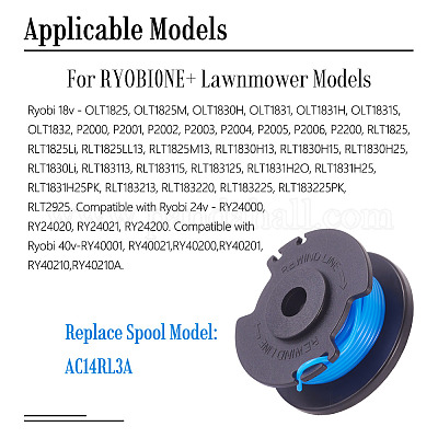 2 шт. сменная катушка для триммера ac14rl3a для Ryobi One+ 24V&nbsp;FIND-TAC0011-128A-1
