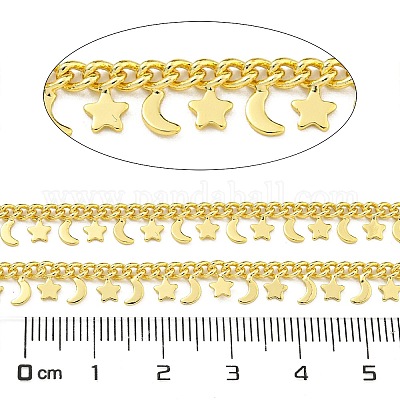 Латунные цепные цепи&nbsp;AJEW-Z028-05B-1