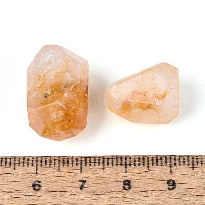 Бусины из натурального желтого гематоидного кварца/золотистого целебного кварца.&nbsp;G-N360-11A-03-1