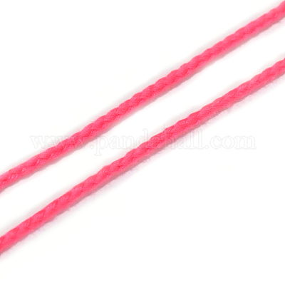 Плетеный шнур из полиэстера длиной 20 м для изготовления украшений.&nbsp;OCOR-G015-04A-07-1