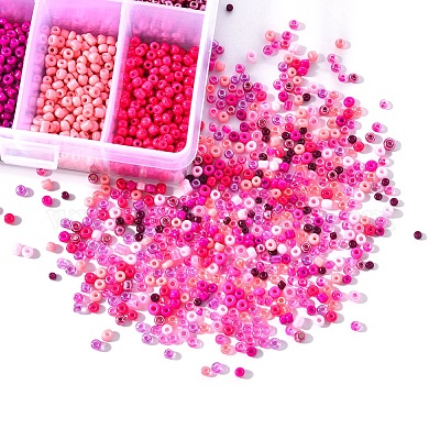 288 г 24-х цветных стеклянных бусин&nbsp;SEED-JQ0005-01G-3mm-1