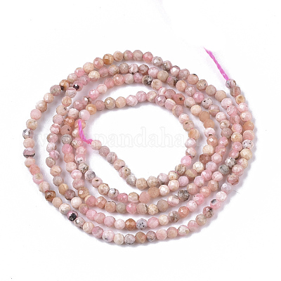 Природные родохрозите бисер нитей&nbsp;G-S361-2mm-015-1
